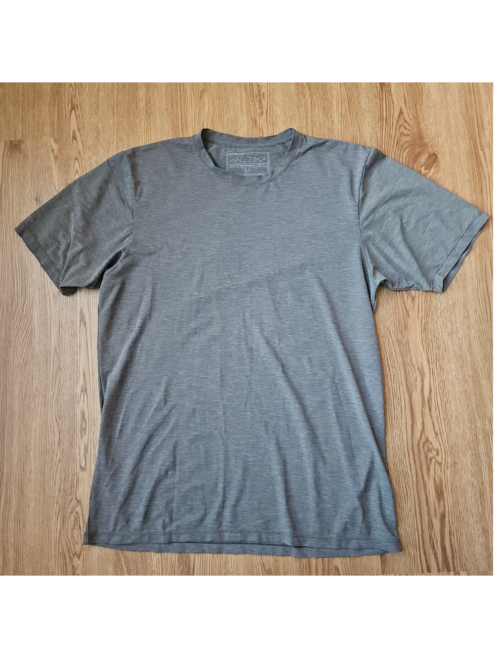 Anetik Premium Performance UPF 30+ Green Short Sleeve Shirt Mens Medium Outdoor